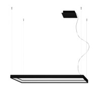 Sollux TH.163 Kronleuchter TUULA M schwarz 4000K