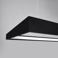 Sollux TH.163 Kronleuchter TUULA M schwarz 4000K 6