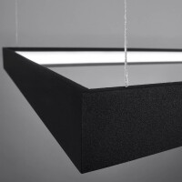 Sollux TH.163 Kronleuchter TUULA M schwarz 4000K 7