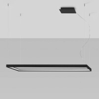 Sollux TH.169 Kronleuchter TUULA L schwarz 4000K 2