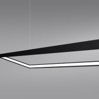 Sollux TH.169 Kronleuchter TUULA L schwarz 4000K 5