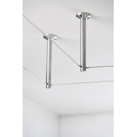 Seilsystem Montageset Umlenker/Abhängung Chrom matt 2
