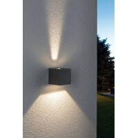 Special Line LED Außenwandleuchte Cybo IP65 eckig 80x8