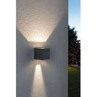 Special Line LED Außenwandleuchte Cybo IP65 eckig 80x8