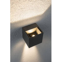 Special Line LED Außenwandleuchte Cybo IP65 eckig 80x8