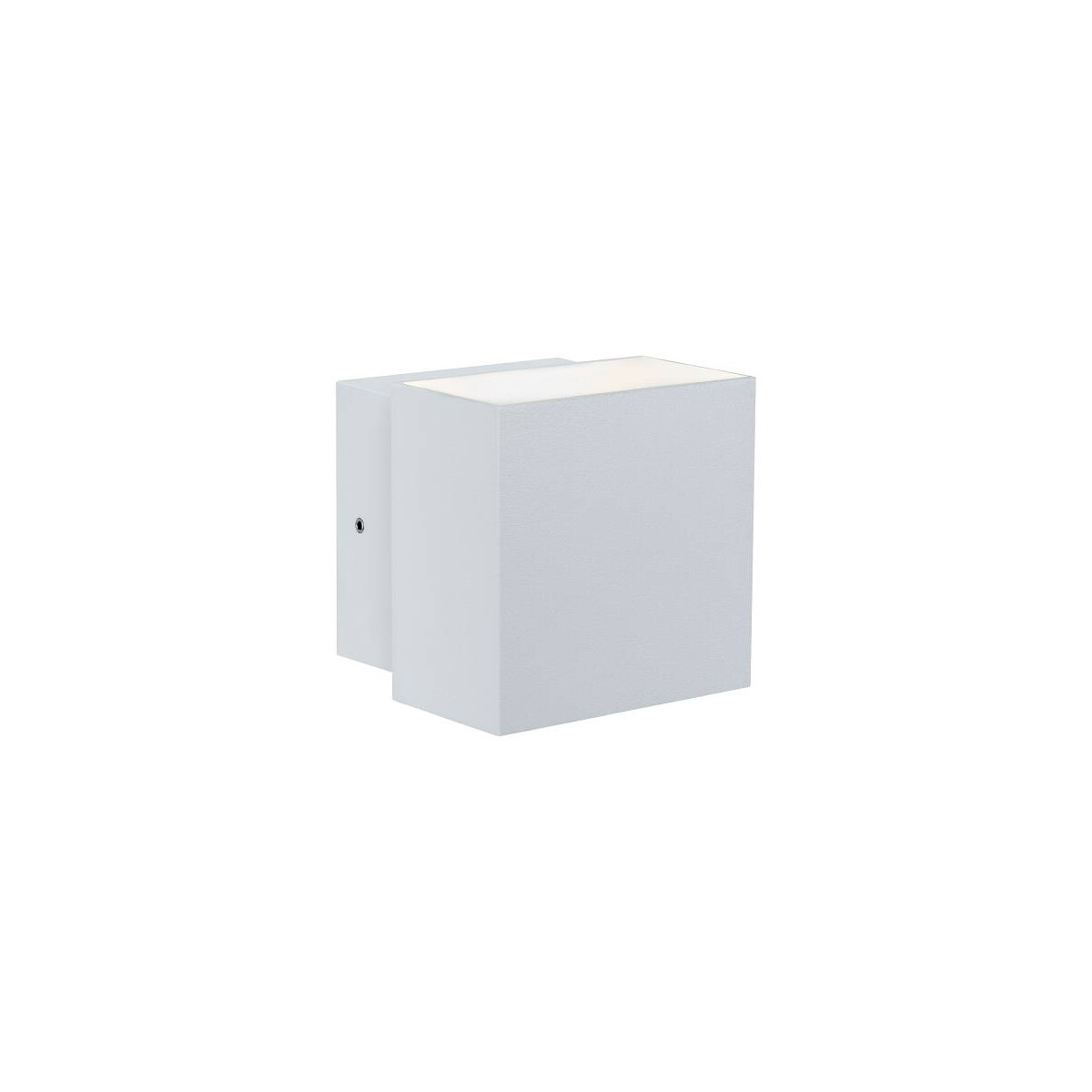 Special Line LED Außenwandleuchte Cybo IP65 eckig 100x100mm 2700K 2x3,5W 355lm / 355lm 230V Weiß Aluminium