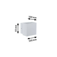 Special Line LED Außenwandleuchte Cybo IP65 eckig 100x