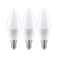 Standard 230V LED Kerze E14 3er-Pack 3x470lm 3x5,5W 2700K Op