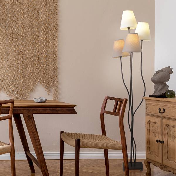 Stehleuchten im Wohnzimmer