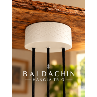 HÄNGLA TRIO Baldachin 22cm einzeln